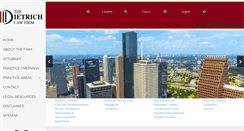 Desktop Screenshot of dietrich-law.com